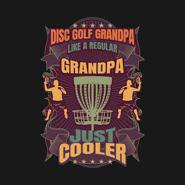 Retro Grandpa Frisbee Golf Player by QQdesigns