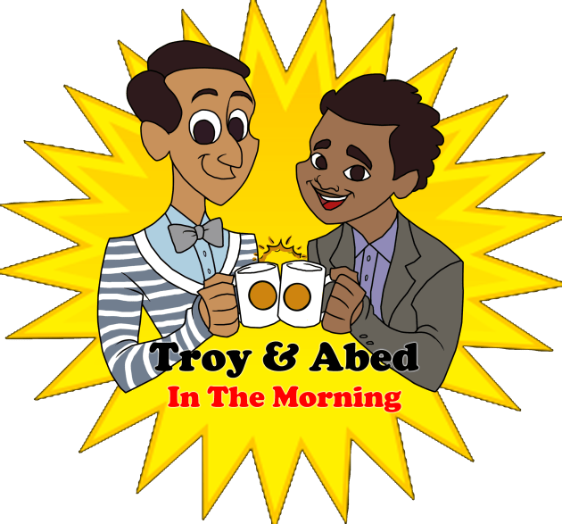 Troy and Abed in the Morning Kids T-Shirt by Danielle_Mahaffey