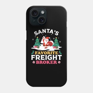 Santas Favorite Freight Broker Phone Case