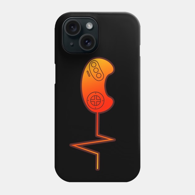 Video game controller Heartbeat Phone Case by Scar