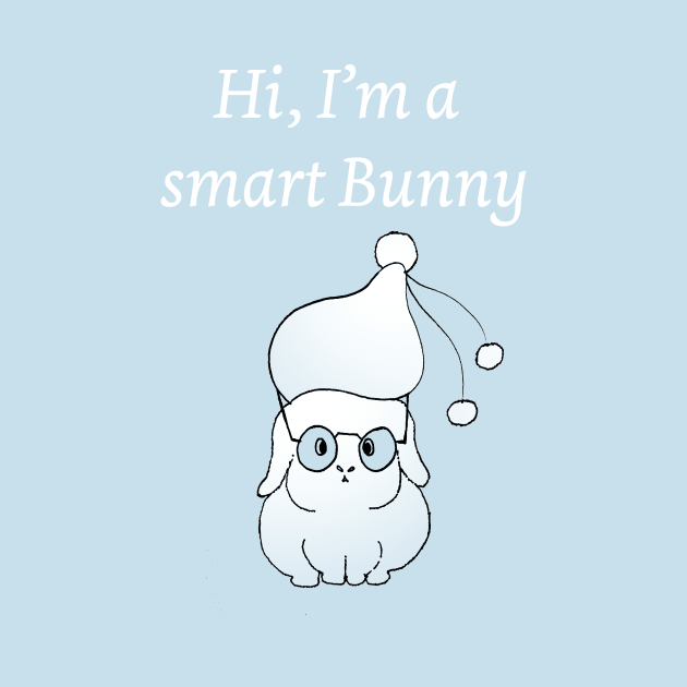 Smart Bunny with Glasses by Artstastic