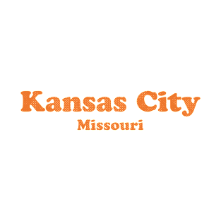 Kansas City, Missouri - MO, Retro Typography T-Shirt