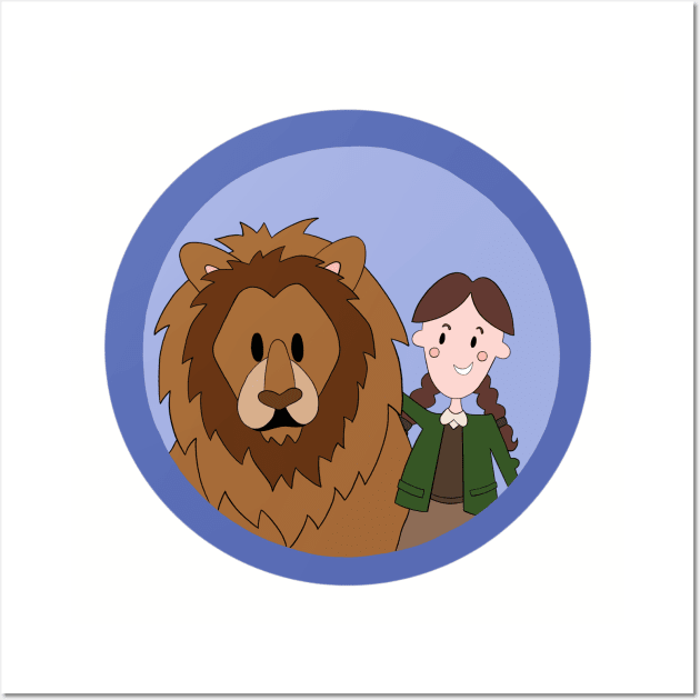 Narnia Aslan Poster Print Lion Witch and the Wardrobe C.S. 