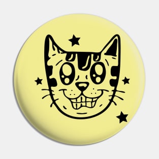 Cheerful Cat (02) Pin