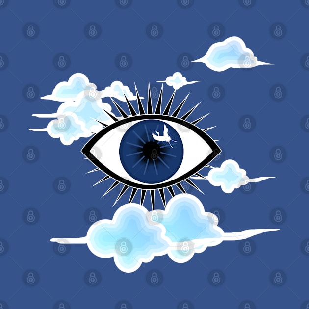 Evil eye in the sky by Red Zebra