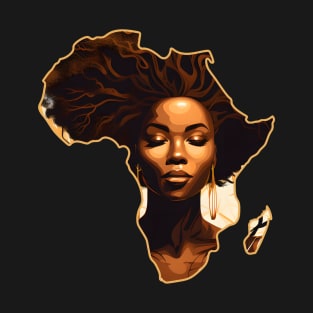 African Pride Melanin Africa T-Shirt