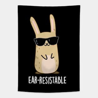 Ear-resistable Cute Bunny Rabbit Pun Tapestry