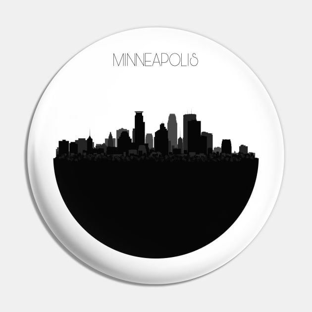 Minneapolis Skyline Pin by inspirowl