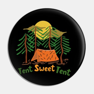 Sweet camping tent Pin