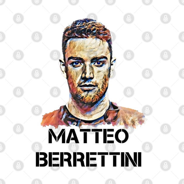 Matteo Berrettini by BorodinaAlen