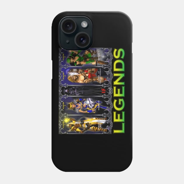 Legends of the Gauntlet Phone Case by arcadeheroes