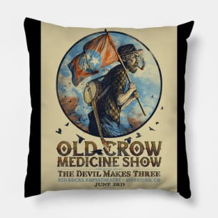 Old crow medicine show Pillow