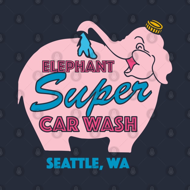 Pink Elephant Car Wash by Nazonian