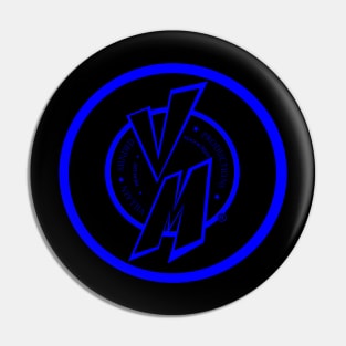 Villain Minded Trademark Design (VM Blue) Pin