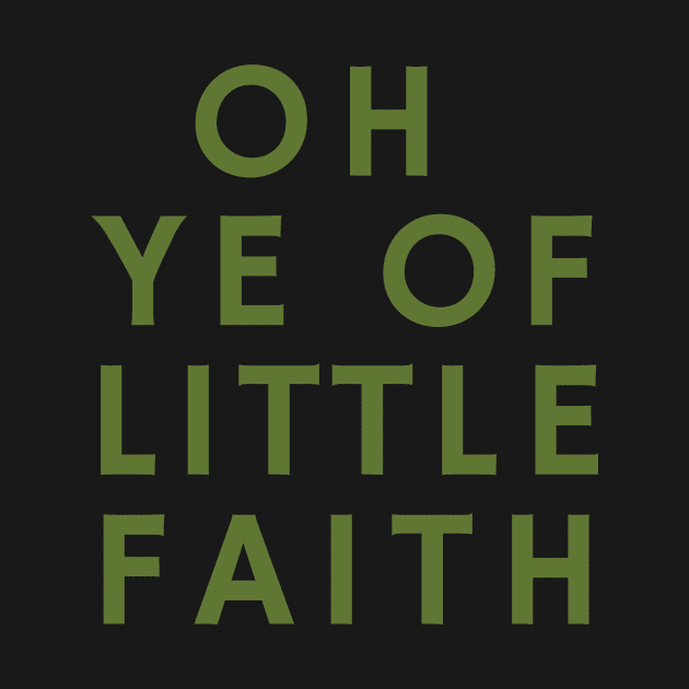 O Ye of Little Faith by calebfaires