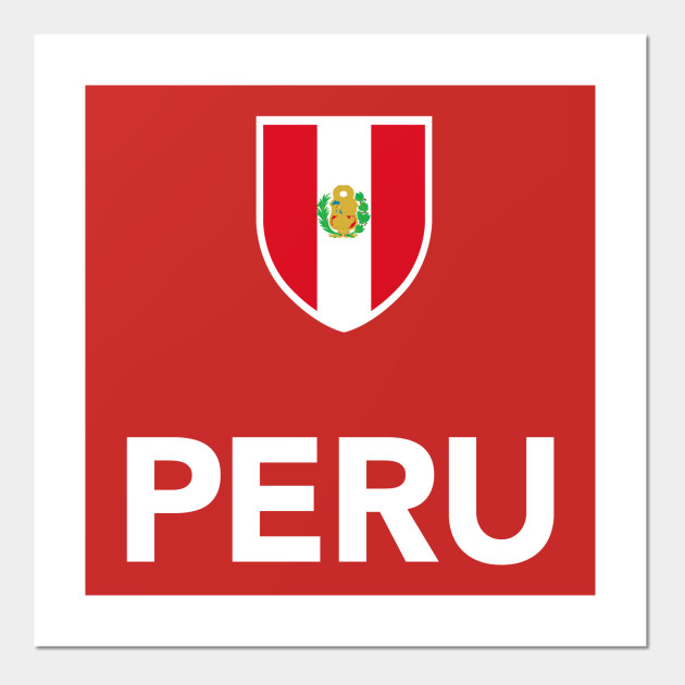 Peru Soccer Peruvian Football Peruvian Soccer Poster Und Kunst Teepublic De