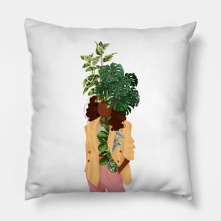 Modern Plant Lady 10 Pillow