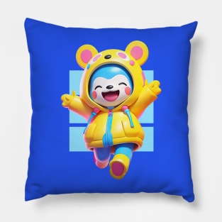 AKBLM - GLOMPY KUMA くま| KAWAII ANIME CONVENTION MASCOT Pillow