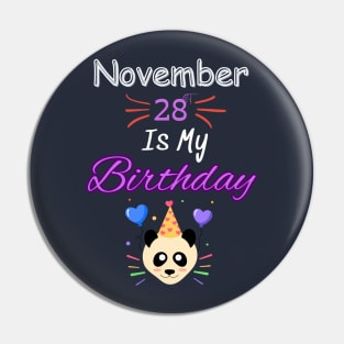 november 28 st is my birthday Pin