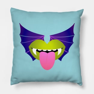 A Vampire's Kiss - GREEN Pillow