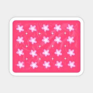 Cherry Blossom Pattern Magnet