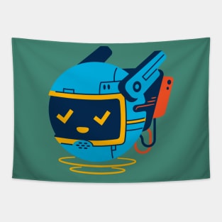 Cute Flying Robot Tapestry