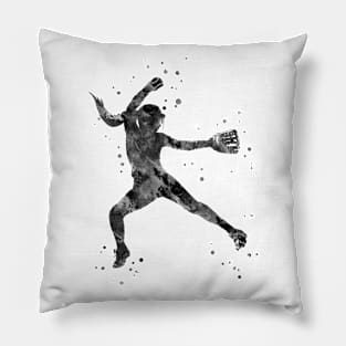 Girl softball player Pillow