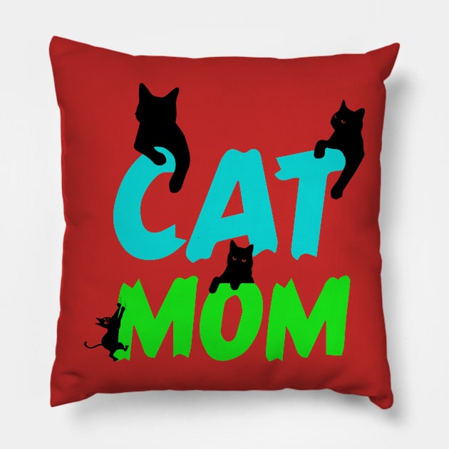 Cat love Gift Desing Pillow by SGcreative
