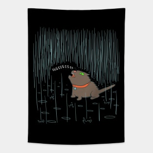 Rain Cat Tapestry