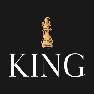 King Queen Chess Couple Matching T-Shirt