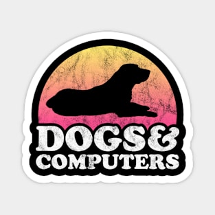 Dogs and Computers Dog and Computer Gift Magnet