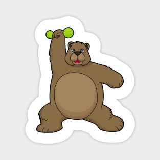 Bear with Dumbbell at Yoga Fitness Magnet