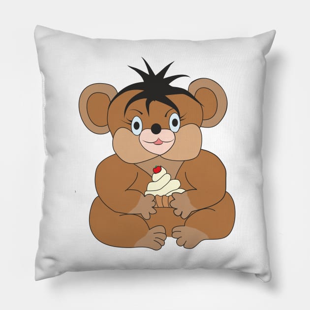 Cute hamster Pillow by Alekvik