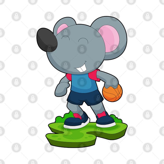 Mouse Basketball player Basketball by Markus Schnabel