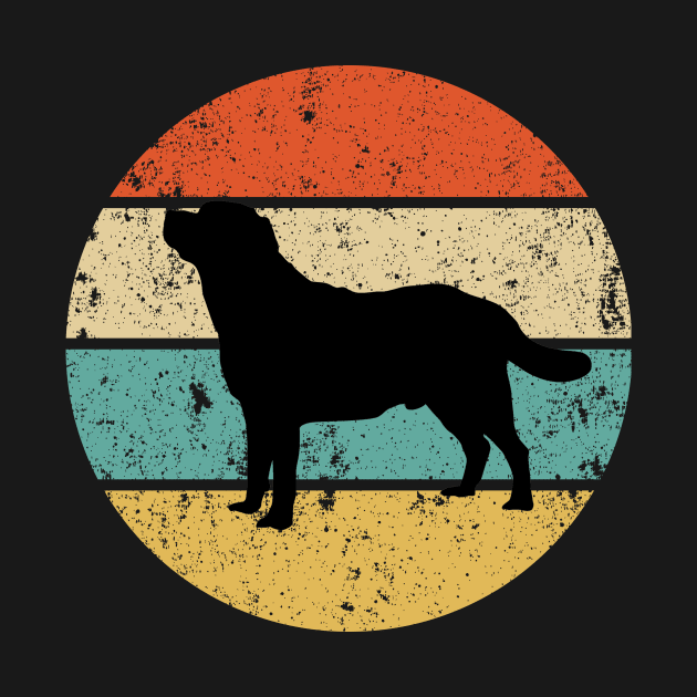 Circular Retro Labrador by DigitalCreativeArt