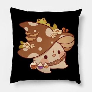 Witchy mushroom with potions Pillow