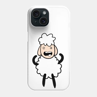 crazy sheep Phone Case