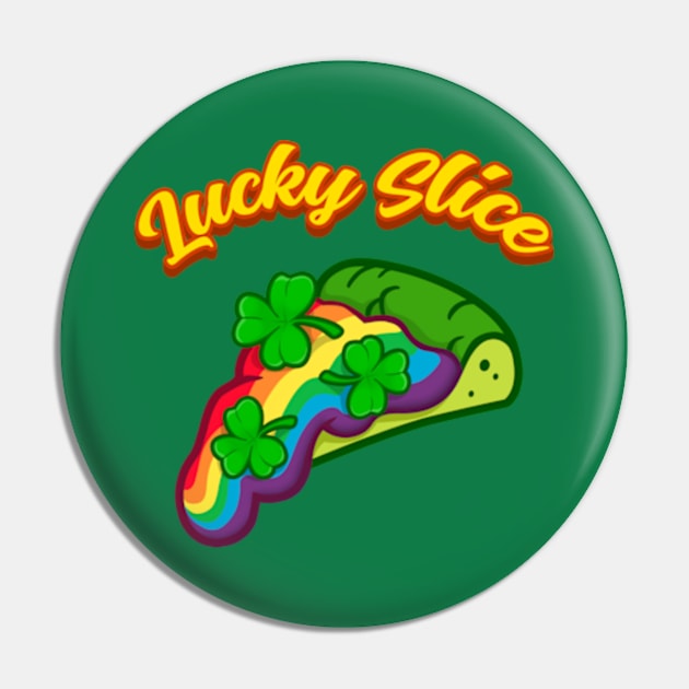 Lucky Slice Saint Patrick's Day Pin by Scud"