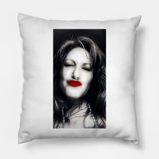 Lips - Graphic 2 Pillow