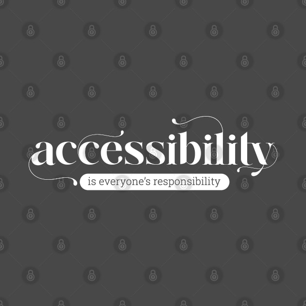 Accessibility Shirt by ThemeParkProps