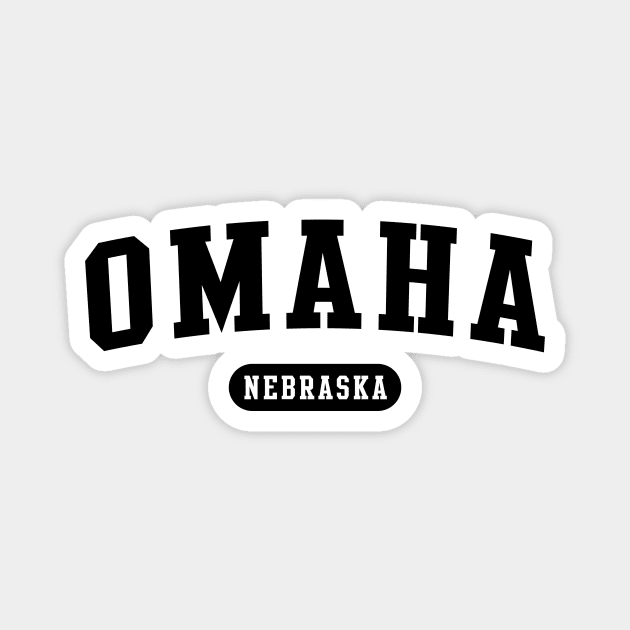 Omaha, NE Magnet by Novel_Designs