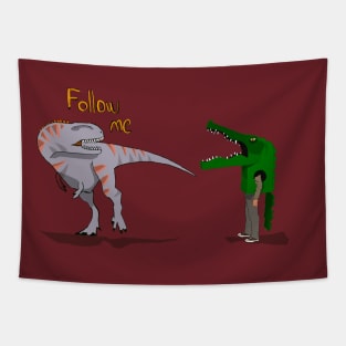 Dino kid Tapestry