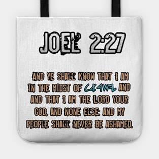 Joel 2:27 Tote