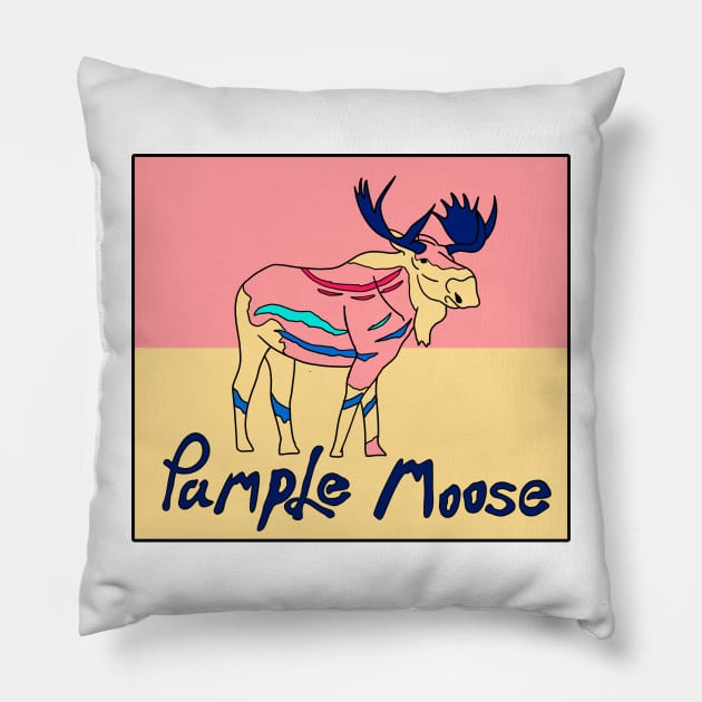 Pample Moose Pillow by Nerdpins