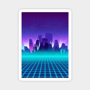 Outrun Neon Magnet