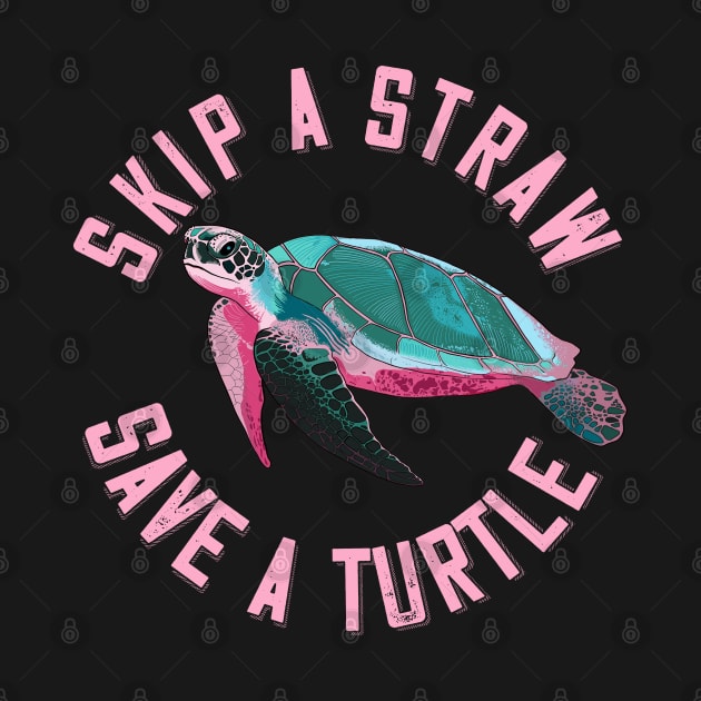 Skip the Straw, Save a Turtle by littleprints
