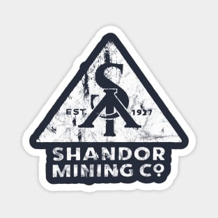 Shandor Mining Co. (White) Magnet