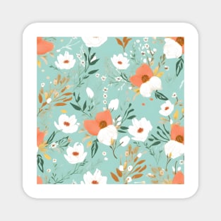 Wedding Flowers Pattern 7 Magnet