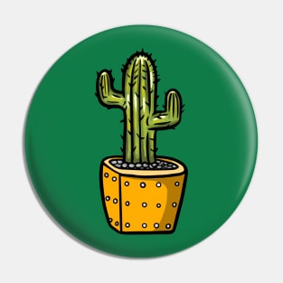 Succulent Illustration 6 T-Shirt Pin