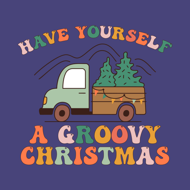 Groovy Christmas Truck by Asilynn